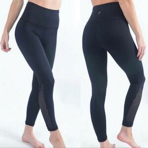 Zyia Active Black Perforated Leggings